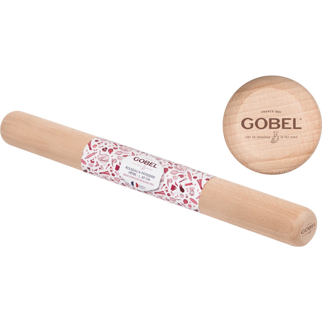 Gobel Rouleau à Pâtisserie en Bois de Hêtre Interismo fr