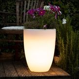 Planters with lights