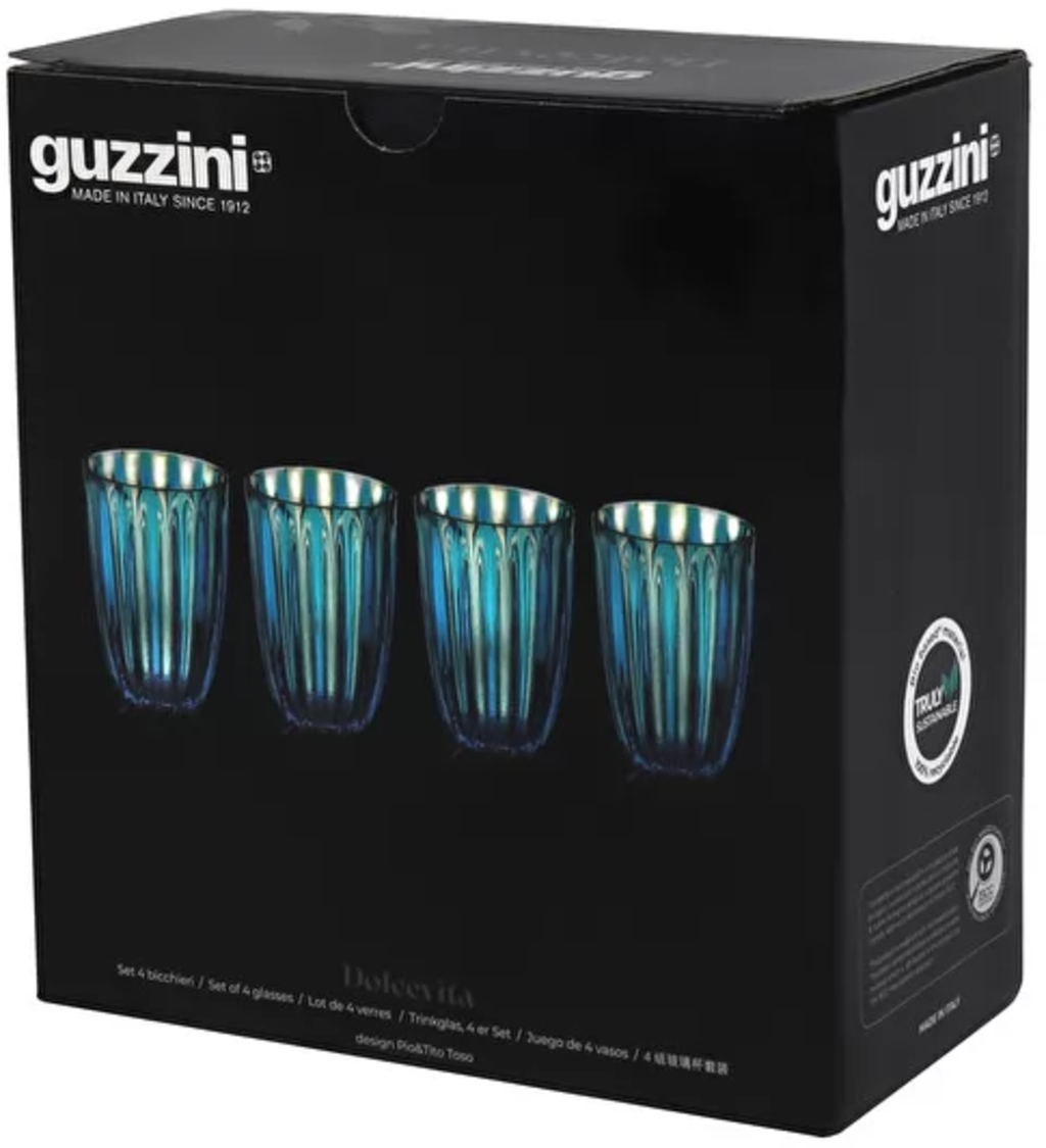 guzzini DOLCEVITA Tumbler, Set of 4 - White