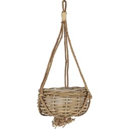 IB Laursen Rattan Hanging Basket - H: 11 cm Ø: 20 cm