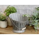 Chic Antique Decorative Bucket with a Handle