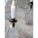 Chic Antique Candleholder for Bottles H8/Ø5 cm - Antique Brass