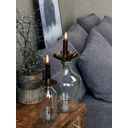 Chic Antique Decorative Candleholder for Bottles - Brass antique