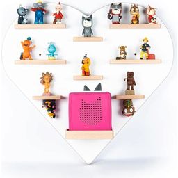 BOARTI Heart Wall Shelf, White - 1 item