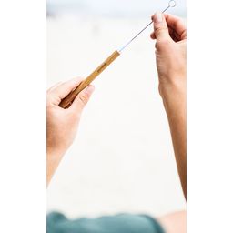 Pandoo Reusable Bamboo Straws, 20 cm  - 12 Pieces