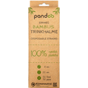 Pandoo Strohhalme Bambus Einweg 21 cm - 50 Stk