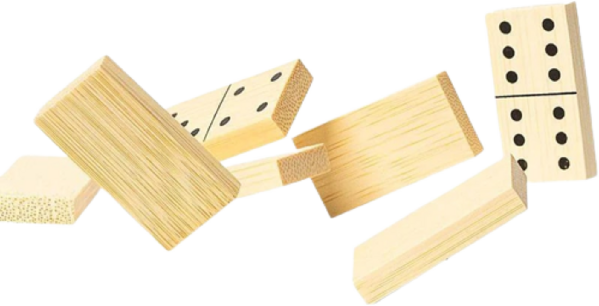 Pandoo Spiel Domino aus Bambus - 1 Stk