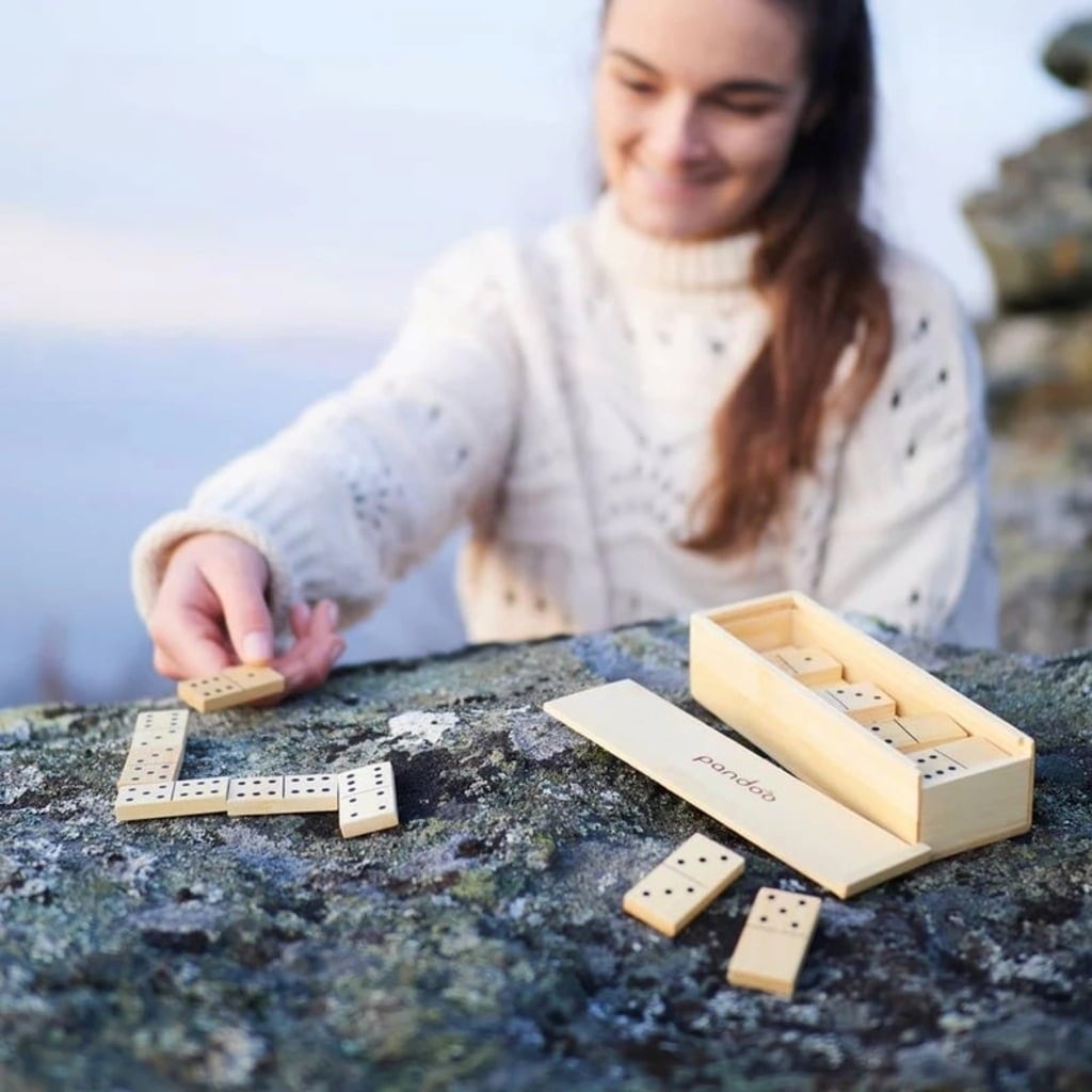 Pandoo Spiel Domino aus Bambus - 1 Stk