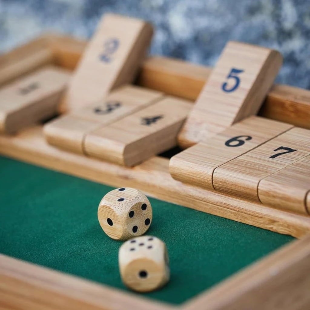 Pandoo Bamboo Shut the Boxx Game  - 1 Pc