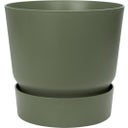 greenville Planter Round 14 cm, Leaf Green