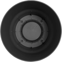 elho greenville round, 16 cm - nero