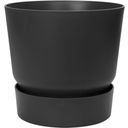 elho Pot GREENVILLE Rond - 18 cm - Living Noir