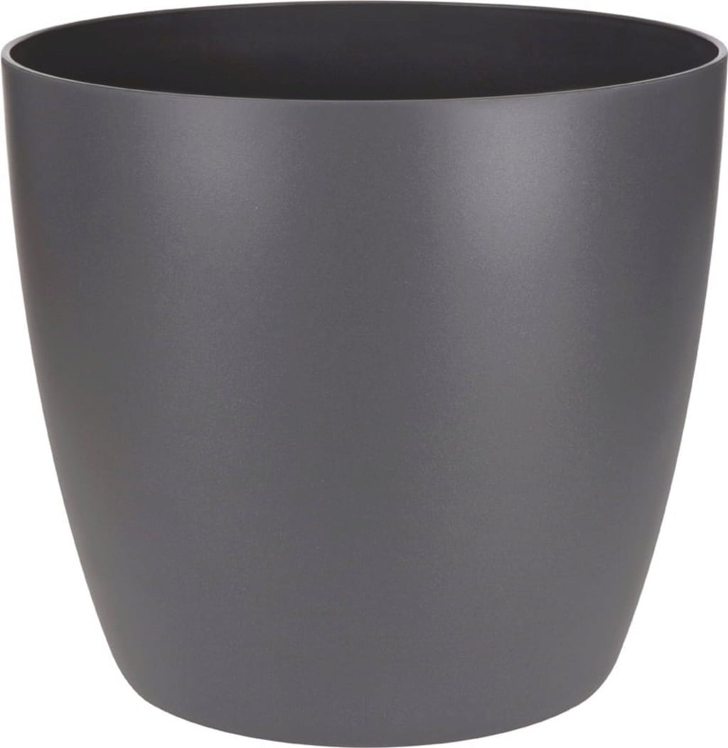 Brussels Round Pot - 18 cm, Anthracite