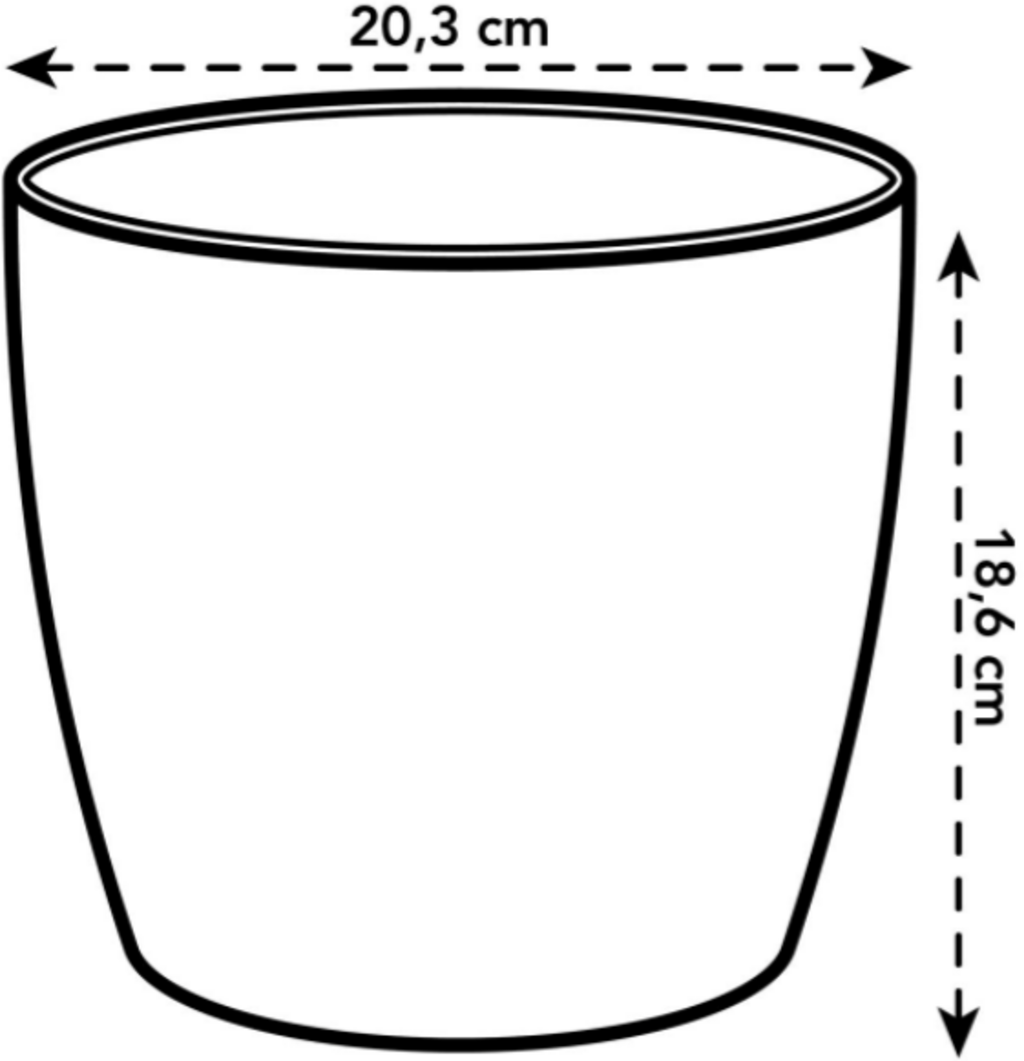 elho Brussels Round Pot - 20 cm