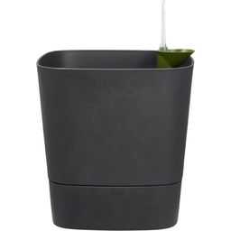 elho Pot GREENSENSE Aqua Care Carré - 38 cm - Gris charbon
