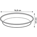elho green basics saucer - verde - 17 cm