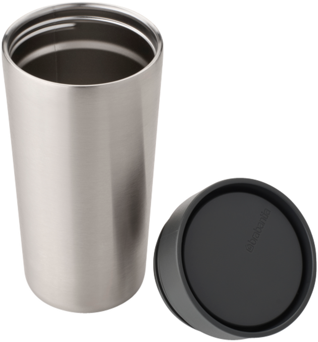 Brabantia Make & Take Thermobecher, 0,36 Liter - Dark Grey