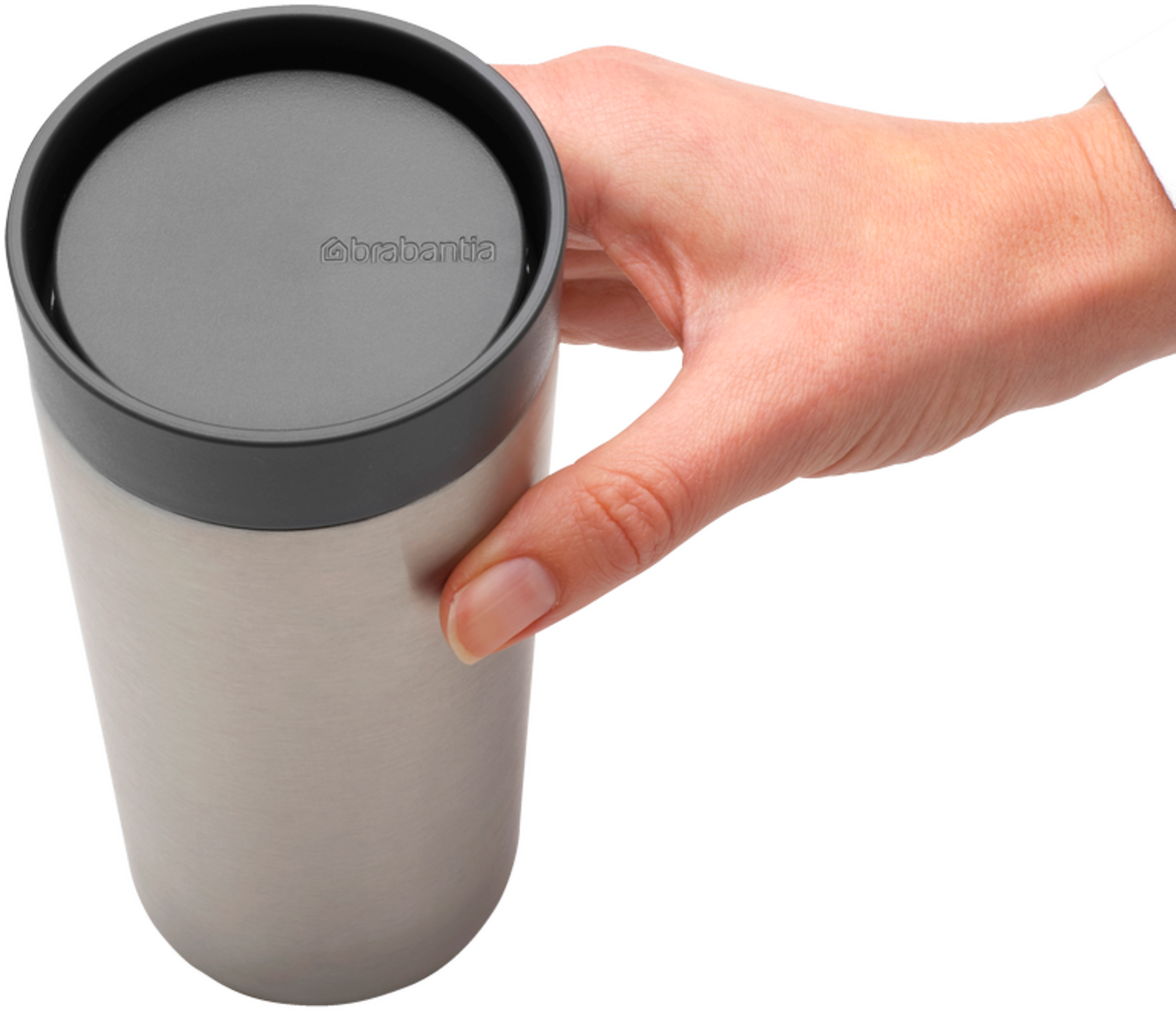 Brabantia Make & Take Thermobecher, 0,36 Liter - Dark Grey