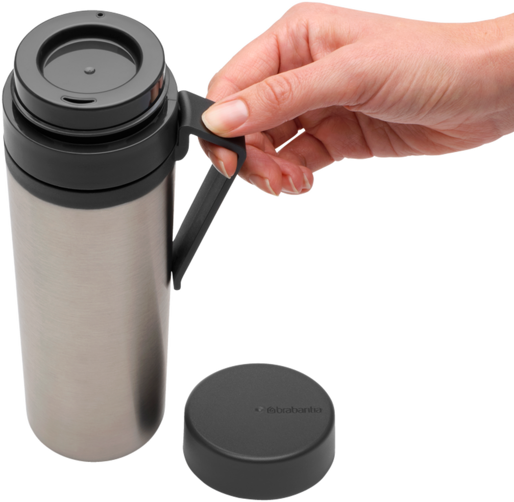 Brabantia Make & Take Isolierflasche 0,5 Liter - Dark Grey