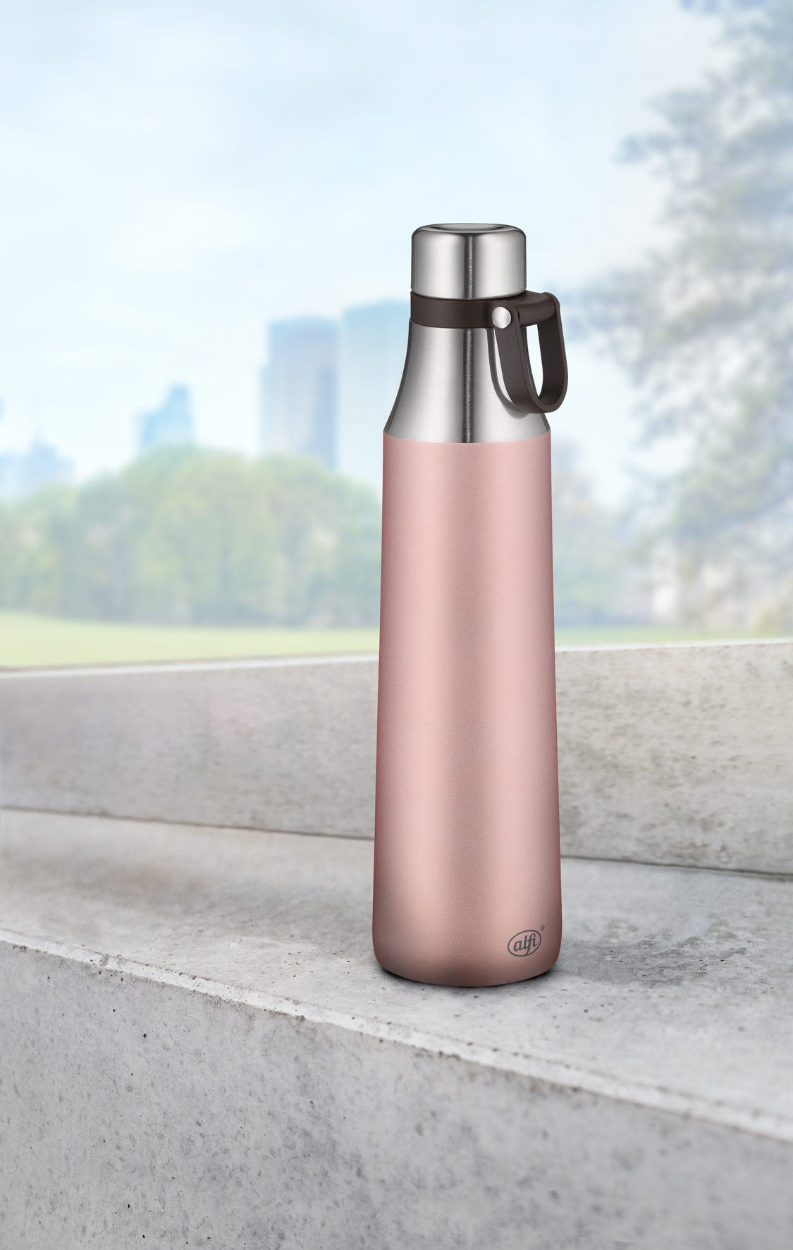 CITY Dricksflaska med Bärhandtag, vintage rose - 0,7 L