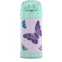 Thermos FUNTAINER Trinkflasche - butterflies