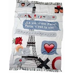 Zoeppritz Love Paris Chat Blanket