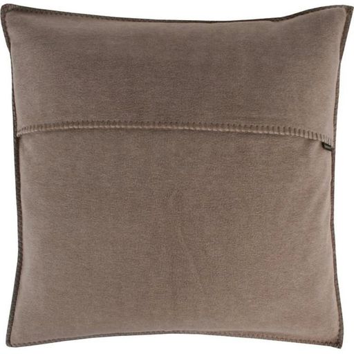 Zoeppritz Soft Fleece Pillowcase- Smoke - 50x50 cm