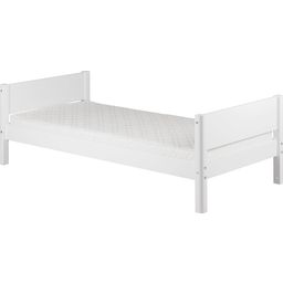 Flexa WHITE Single Bed, 90 x 200