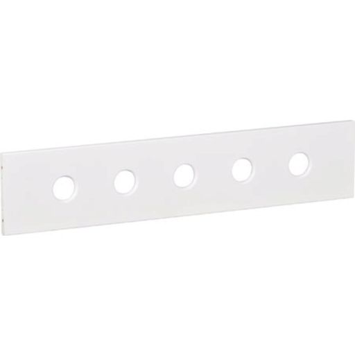 WHITE 1/2 Length Safety Rail for WHITE Bed 200 cm - White
