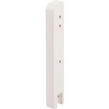 WHITE/NOR Short Post for Front Safety Rail on WHITE & NOR Single Beds
