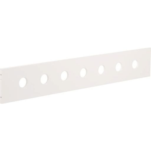 WHITE 3/4 Length Safety Rail for WHITE Bed 200 cm - White