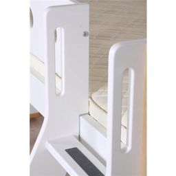 WHITE - Scala Inclinata e Gambe per Letto Rialzato - Scala inclinata e gambe per letto rialzato White, bianco