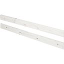 CLASSIC Rear Safety Rail for CLASSIC Bed, 200 cm - White glazed