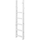 CLASSIC Gerade Leiter für Hochbett 184 cm - Weiß lasiert