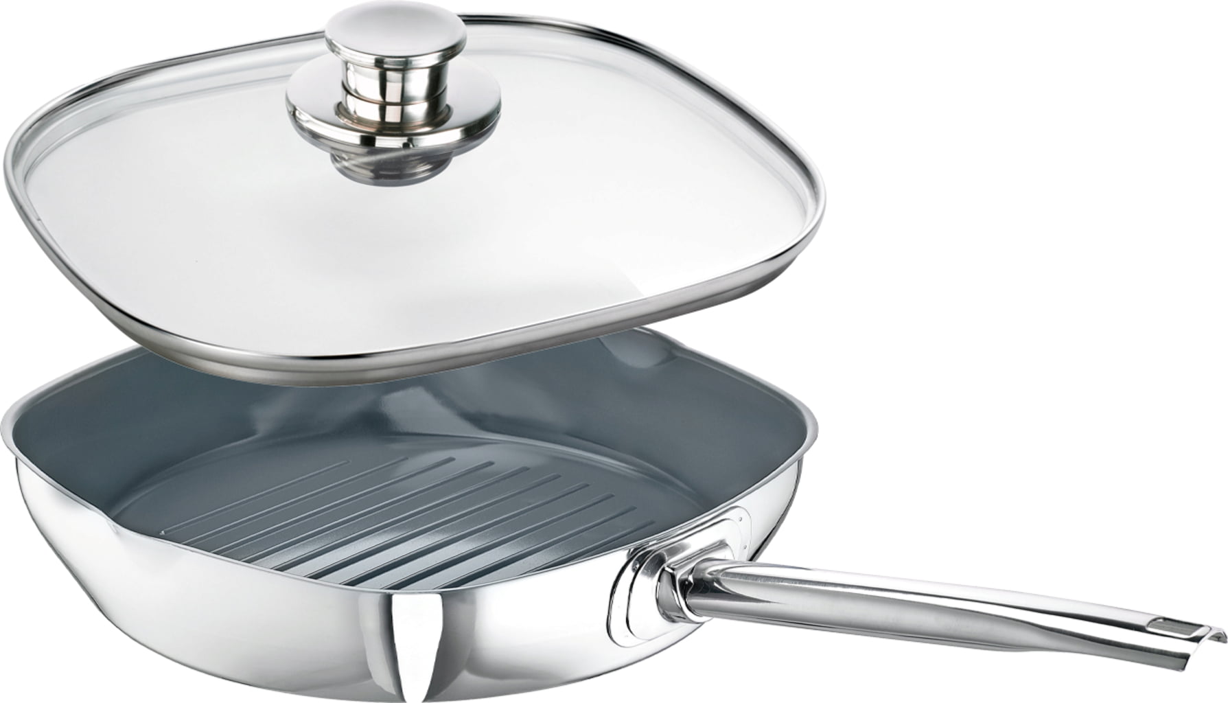 Schulte-Ufer Green-Life - Grill Pan with Lid