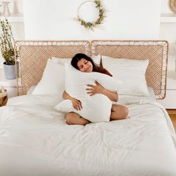 Bambus Bettwäsche Kissenbezug 65 x 65 cm, 2er-Set - Ivory