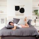 Prevleka za blazino iz bambusa 50 x 75 cm, 2-delni set - Dark Grey