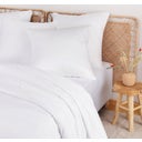 Bambaw Cozy Bambus Spannbettlaken 90 x 190 cm - White