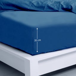 Bambaw Cozy Rjuha iz bambusa 90 x 200 cm - Navy