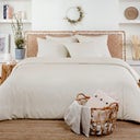 Bambaw Cozy Bamboo Duvet Cover 200x200 cm - Ivory