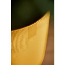 elho Jazz Round Flower Pot - 17cm - Amber Yellow