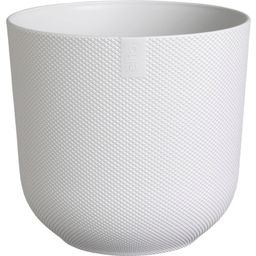 elho Jazz Round Flower Pot - 19cm - Silk White