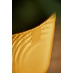 elho Jazz Round Flower Pot - 26 cm - Amber Yellow