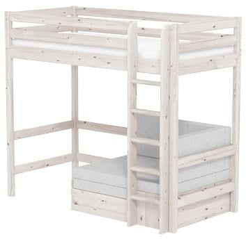 High Bed CLASSIC with Ladder and Guest Bed