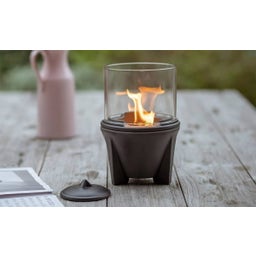 Outdoor Waxburner CeraLava® With Glass Hood