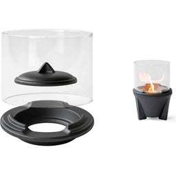 Outdoor Waxburner CeraLava® With Glass Hood