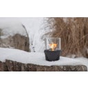 Outdoor Waxburner CeraLava® With Glass Hood