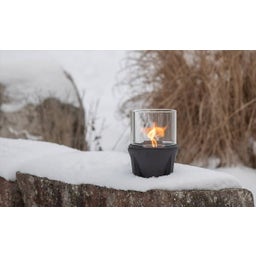 Outdoor Waxburner CeraLava® With Glass Hood