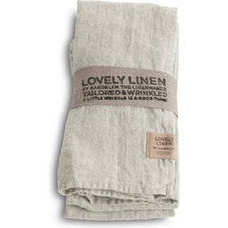 Stoffserviette LOVELY 4er-Set - Light Grey