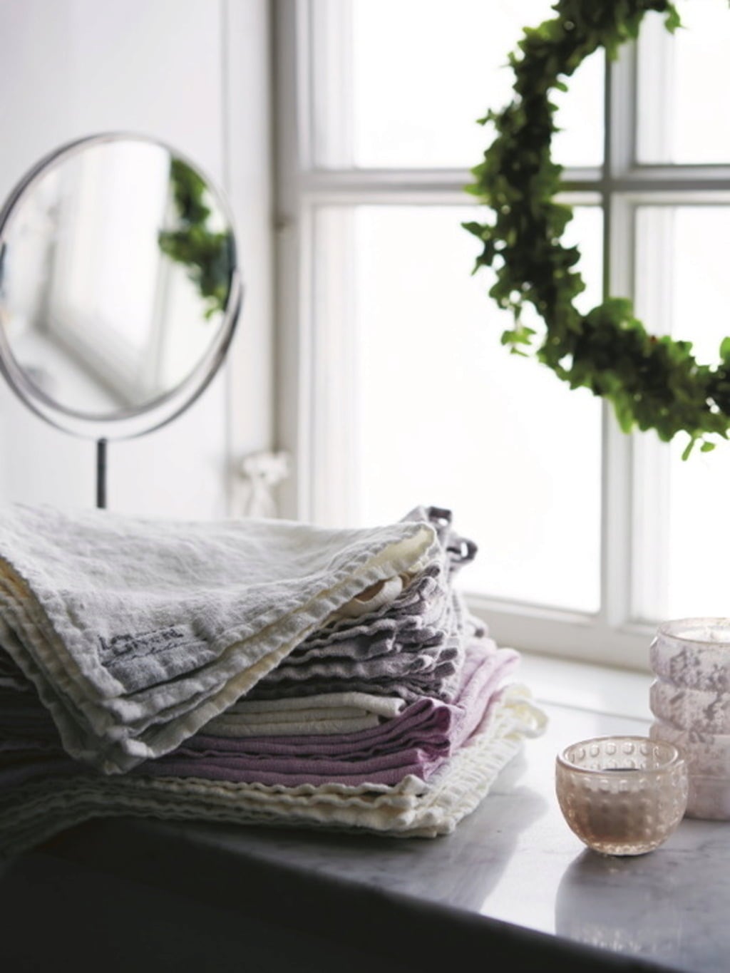 Lovely Linen Gästhandduk / Tablett - Off-White